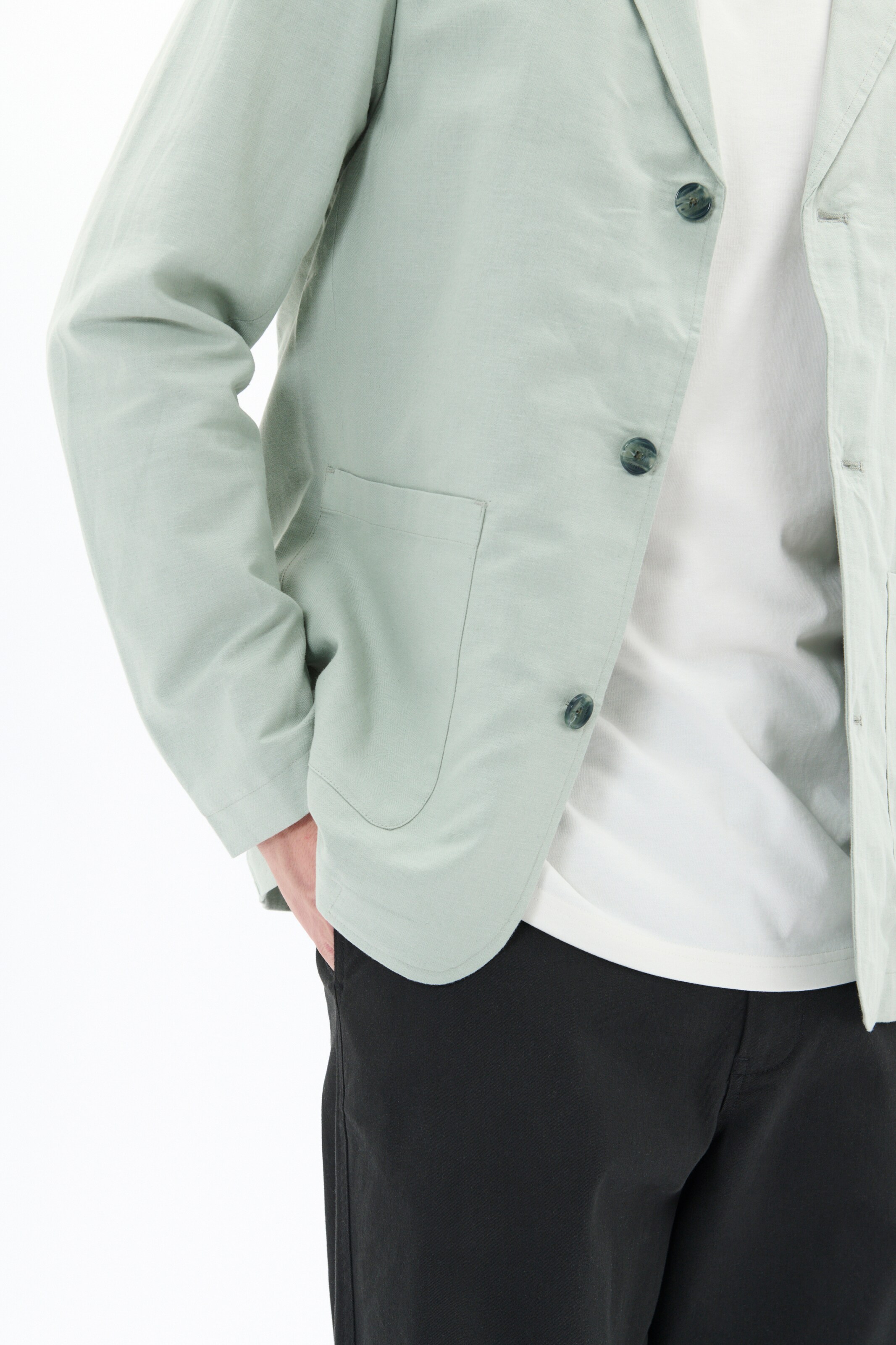 Coupe regular Veste de costume Matinique en gris