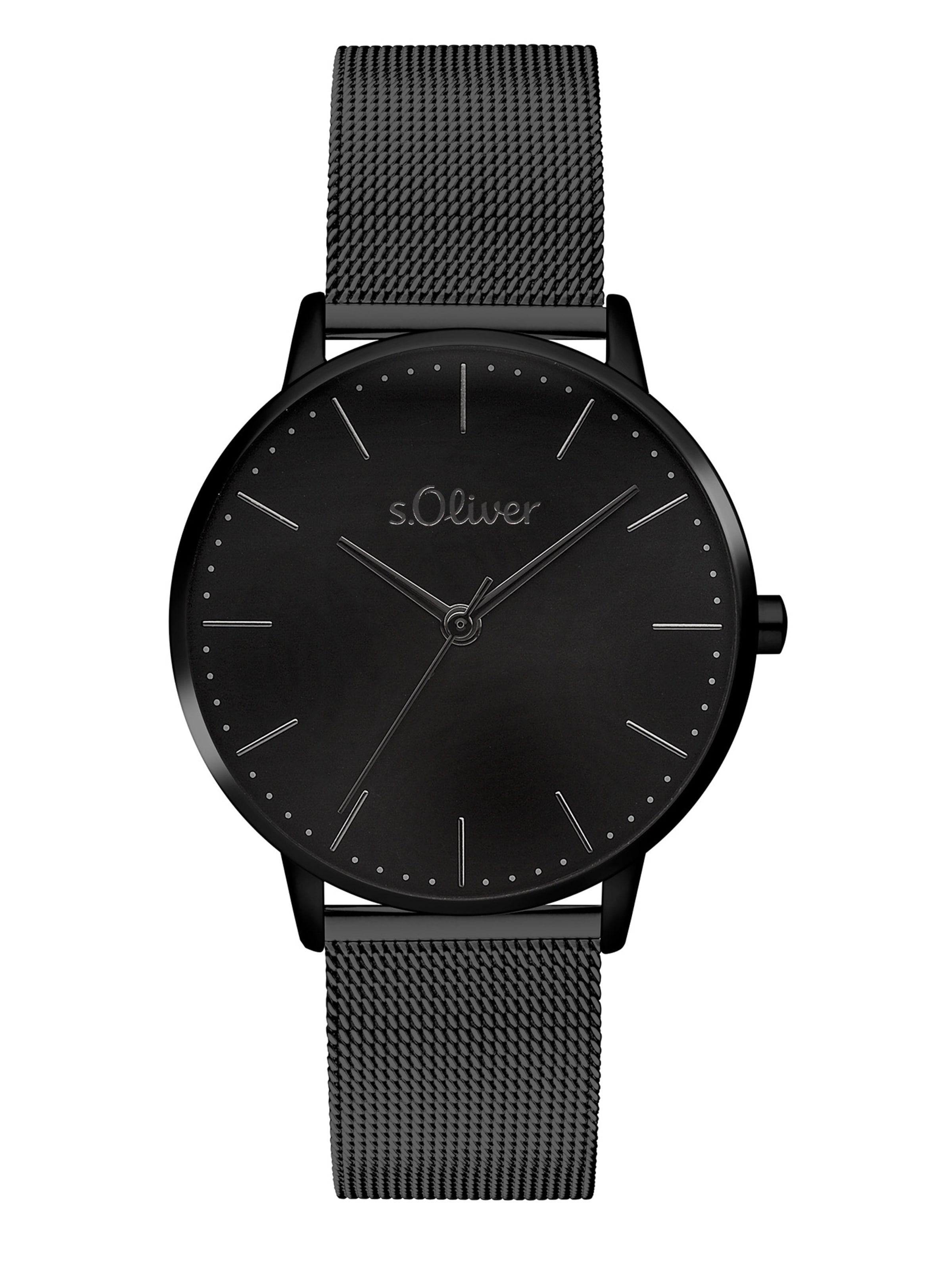 s.Oliver Analog watch in Black: front