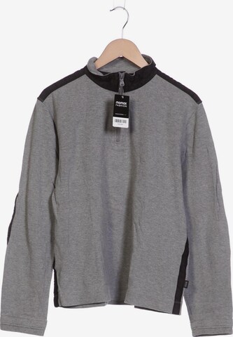 BOSS Sweatshirt & Zip-Up Hoodie in XL in Grey: front
