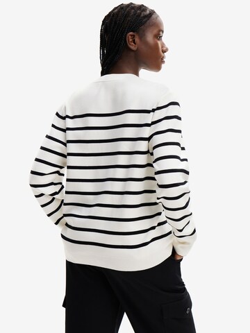 Desigual Pullover in Weiß