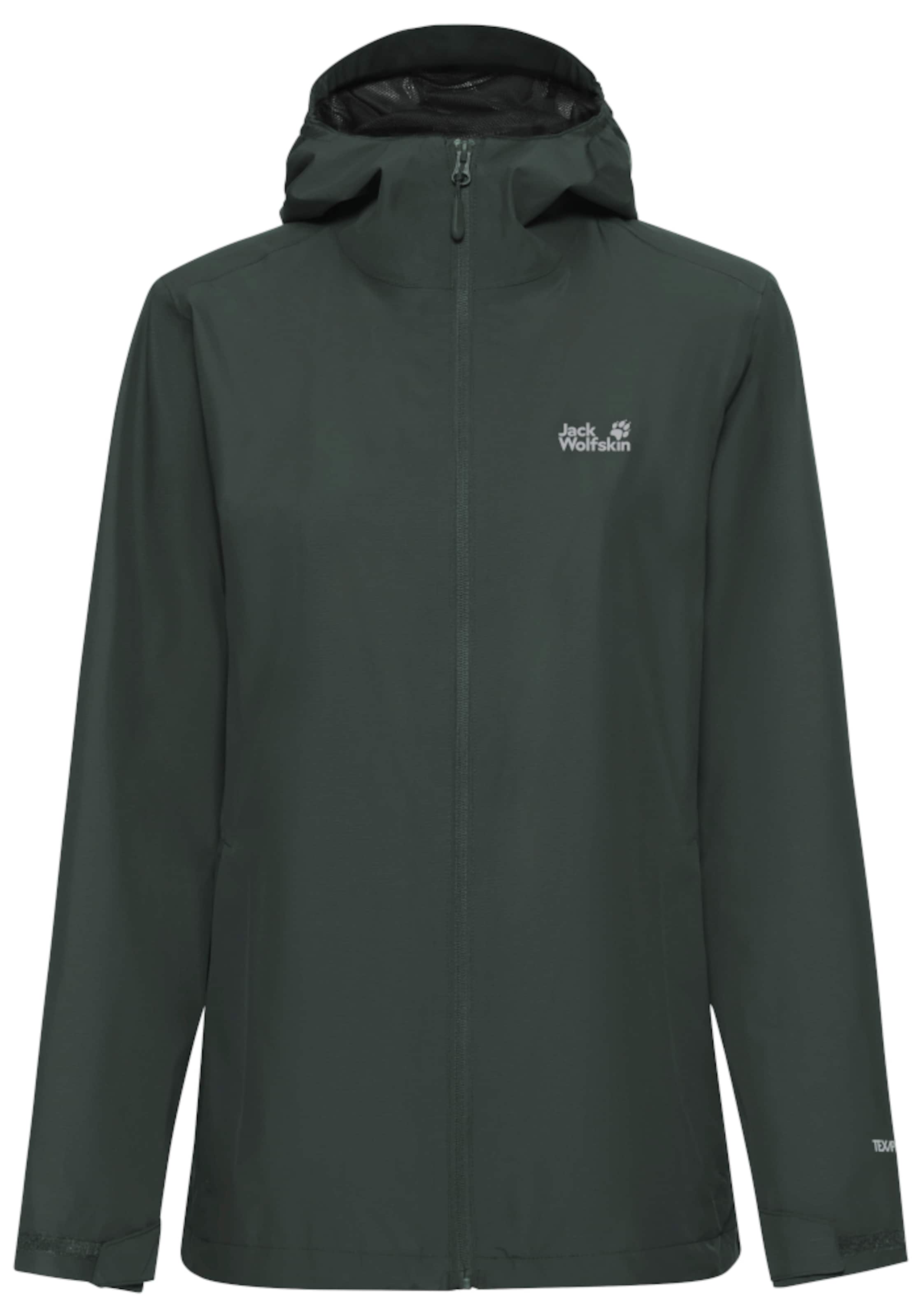 JACK WOLFSKIN Outdoor Jacket in Green: front