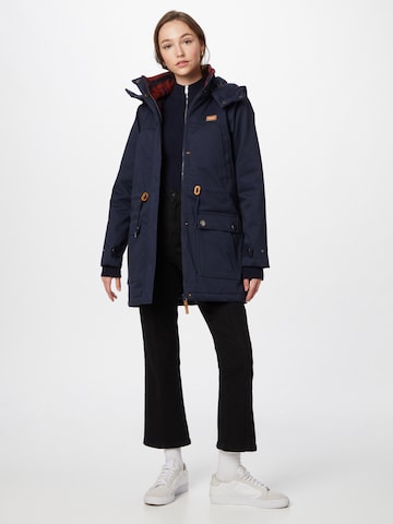 Iriedaily - Parka de inverno 'Koerte' em azul