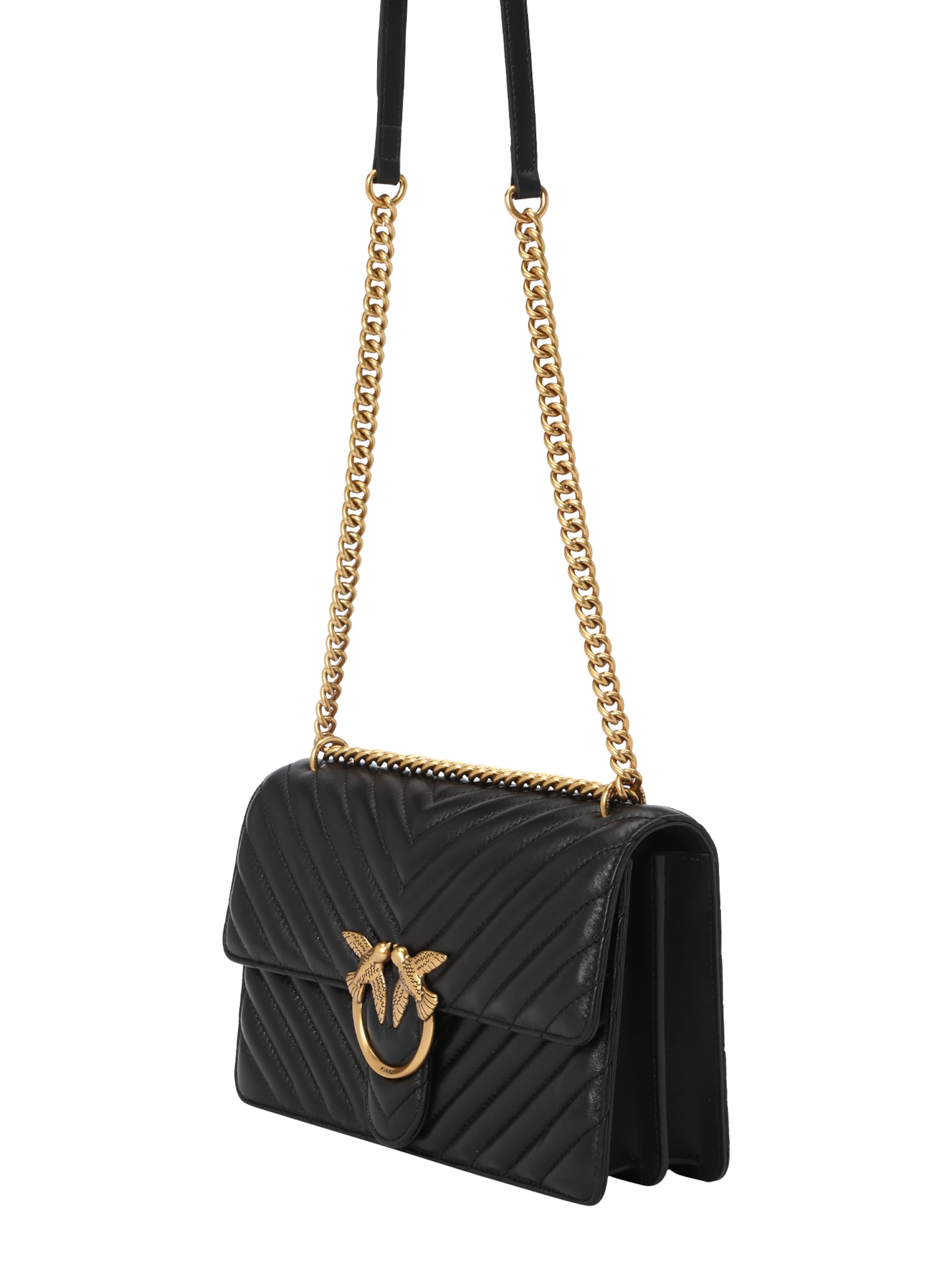 Sac à bandoulière 'LOVE ONE CLASSIC' PINKO en noir : devant