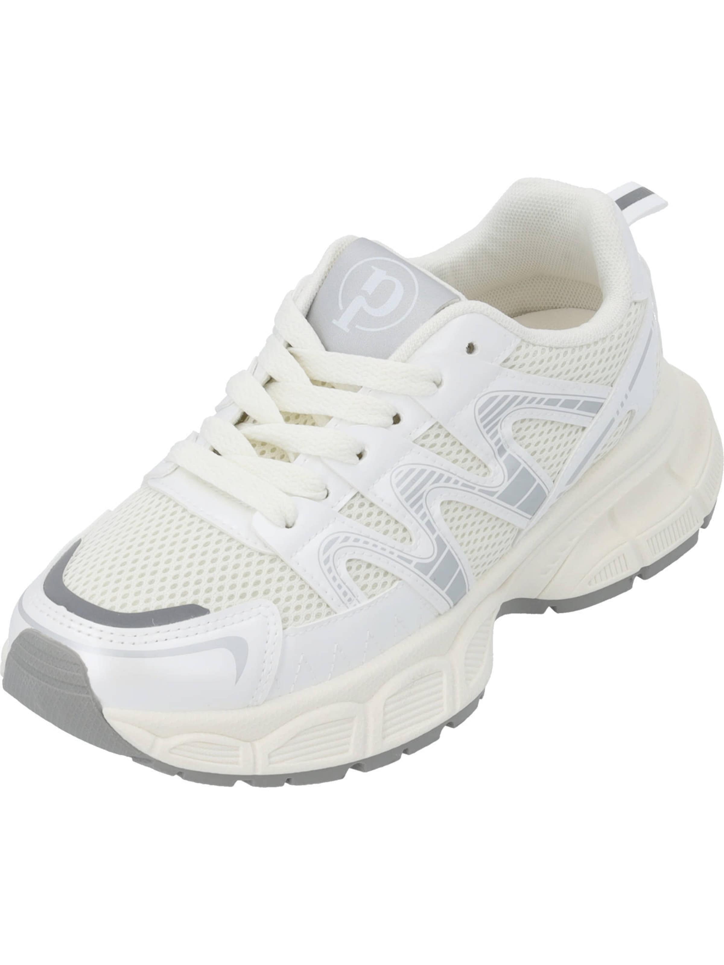 PaladoNiske tenisice 'Borgan' - bijela boja: prednji dio