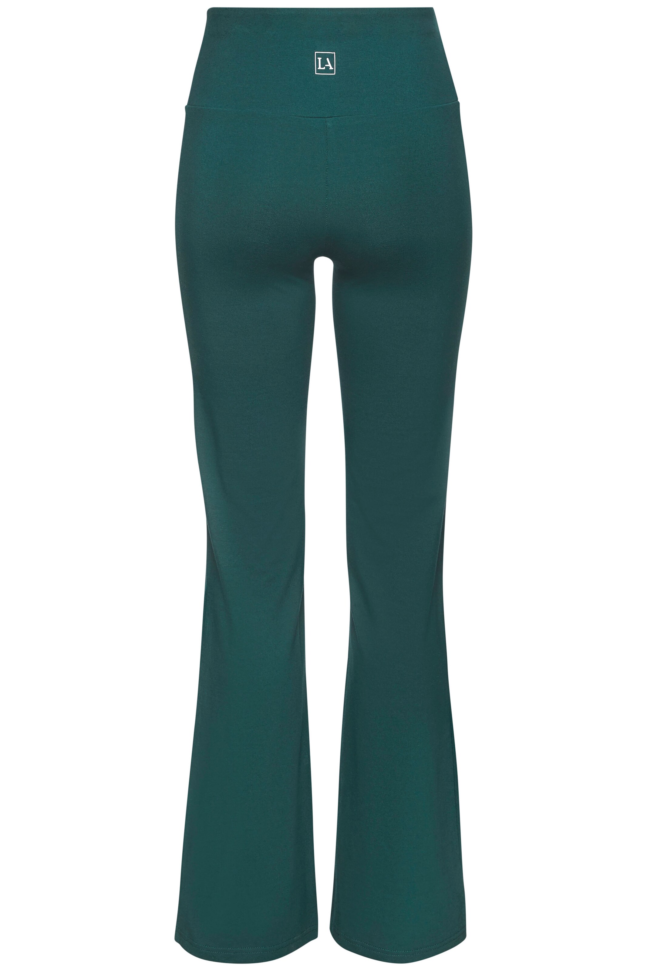 LASCANA ACTIVE Flared Workout Pants in Green