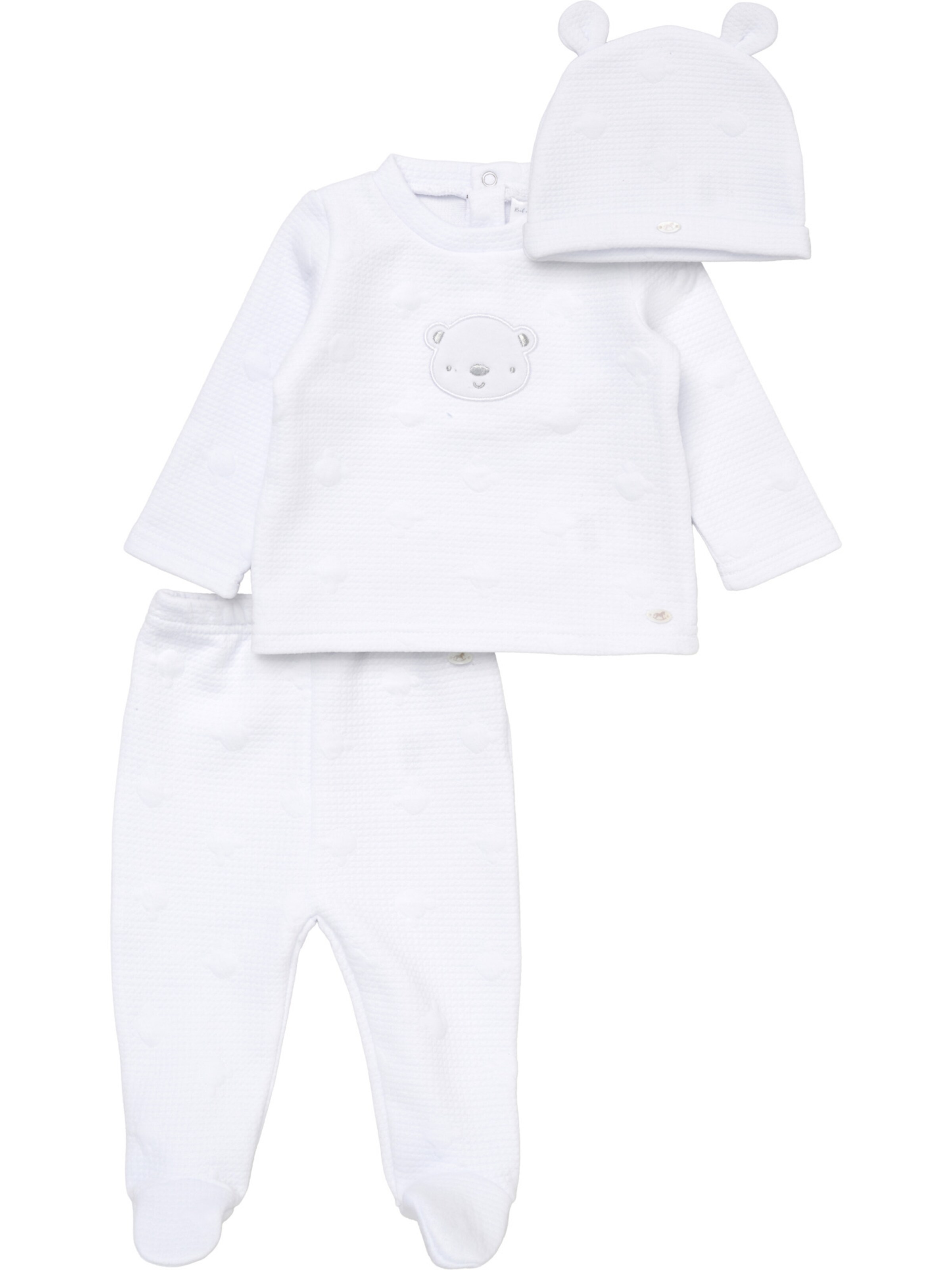 Set 'Eisbär' Rock a Bye Baby Boutique en blanc : devant