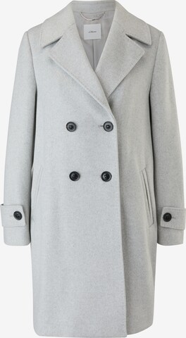 s.Oliver BLACK LABEL Between-Seasons Coat in Grey: front