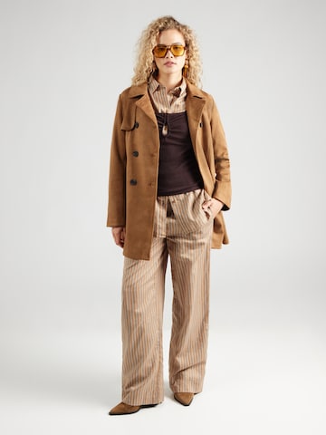 ONLY Between-Seasons Coat 'ONLVALERIE' in Brown