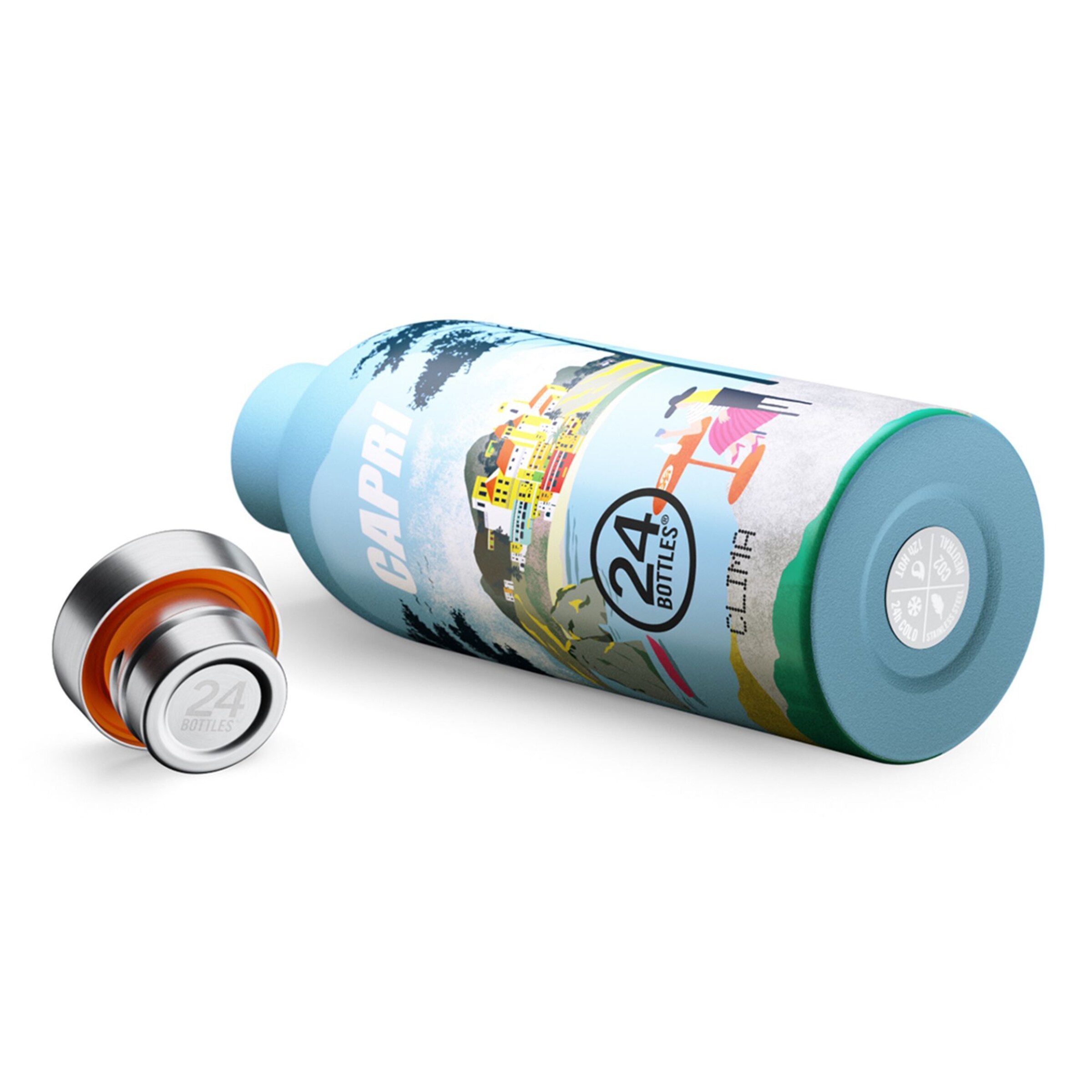 24Bottles Drinkfles in Blauw