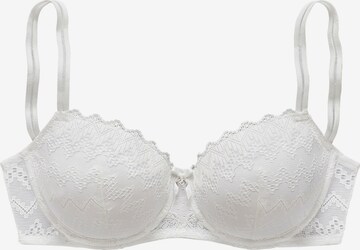 VIVANCE Balconette Bra in White: front