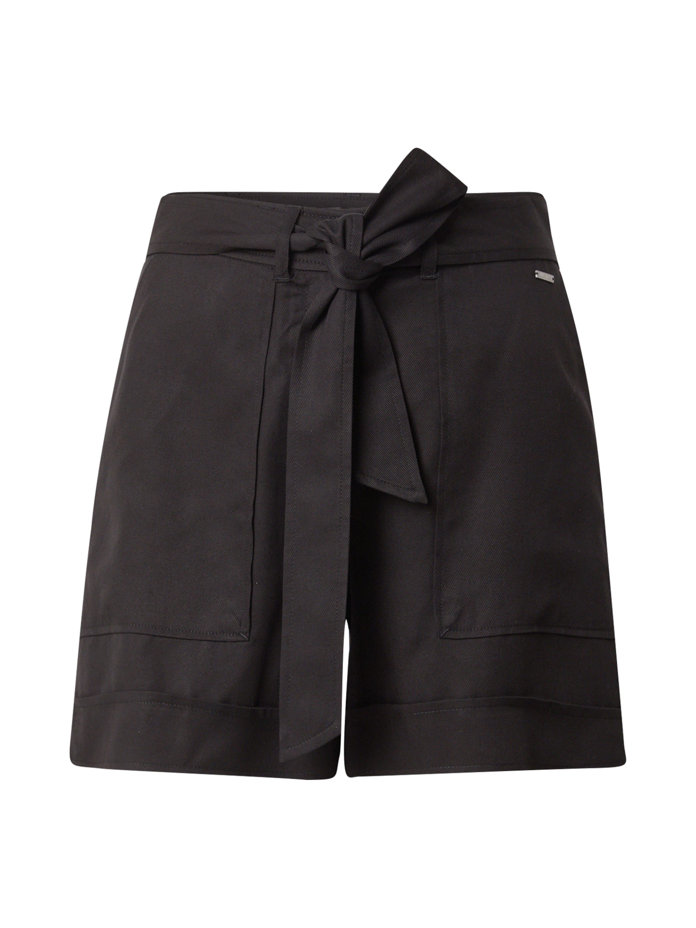 GUESS Normální Kalhoty 'NEW NINA' – černá: přední strana