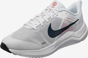 NIKE Running Shoes 'Downshifter 12' in White: front