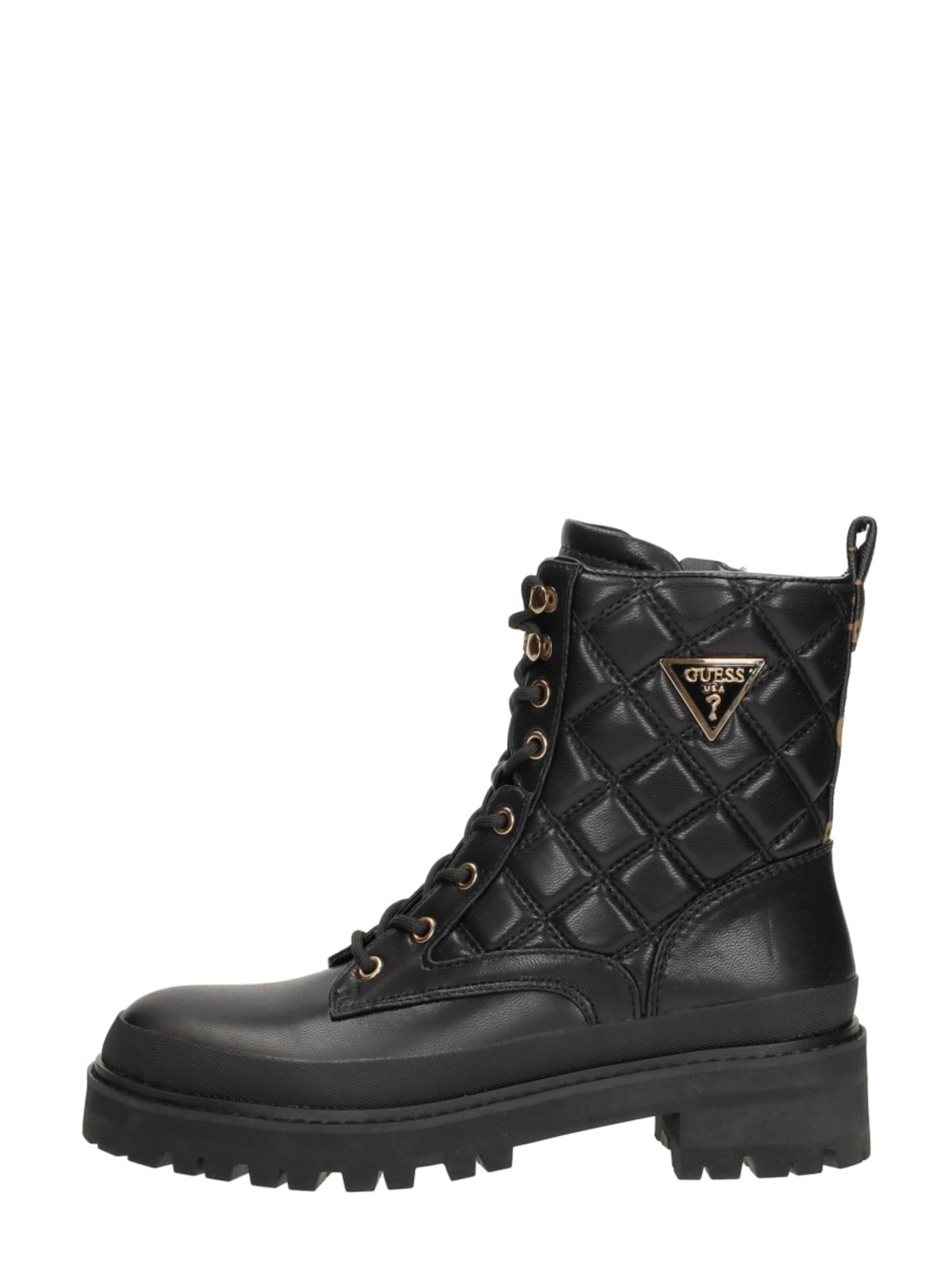 GUESS Veterlaarsjes 'Badae2' in Zwart