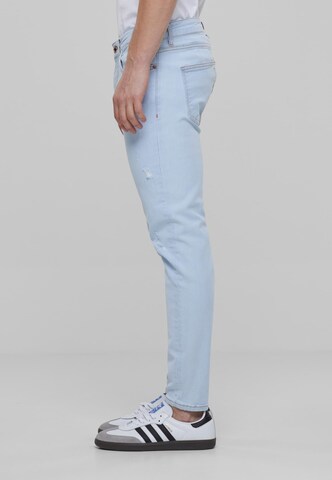 2Y Premium Tapered Jeans in Blauw