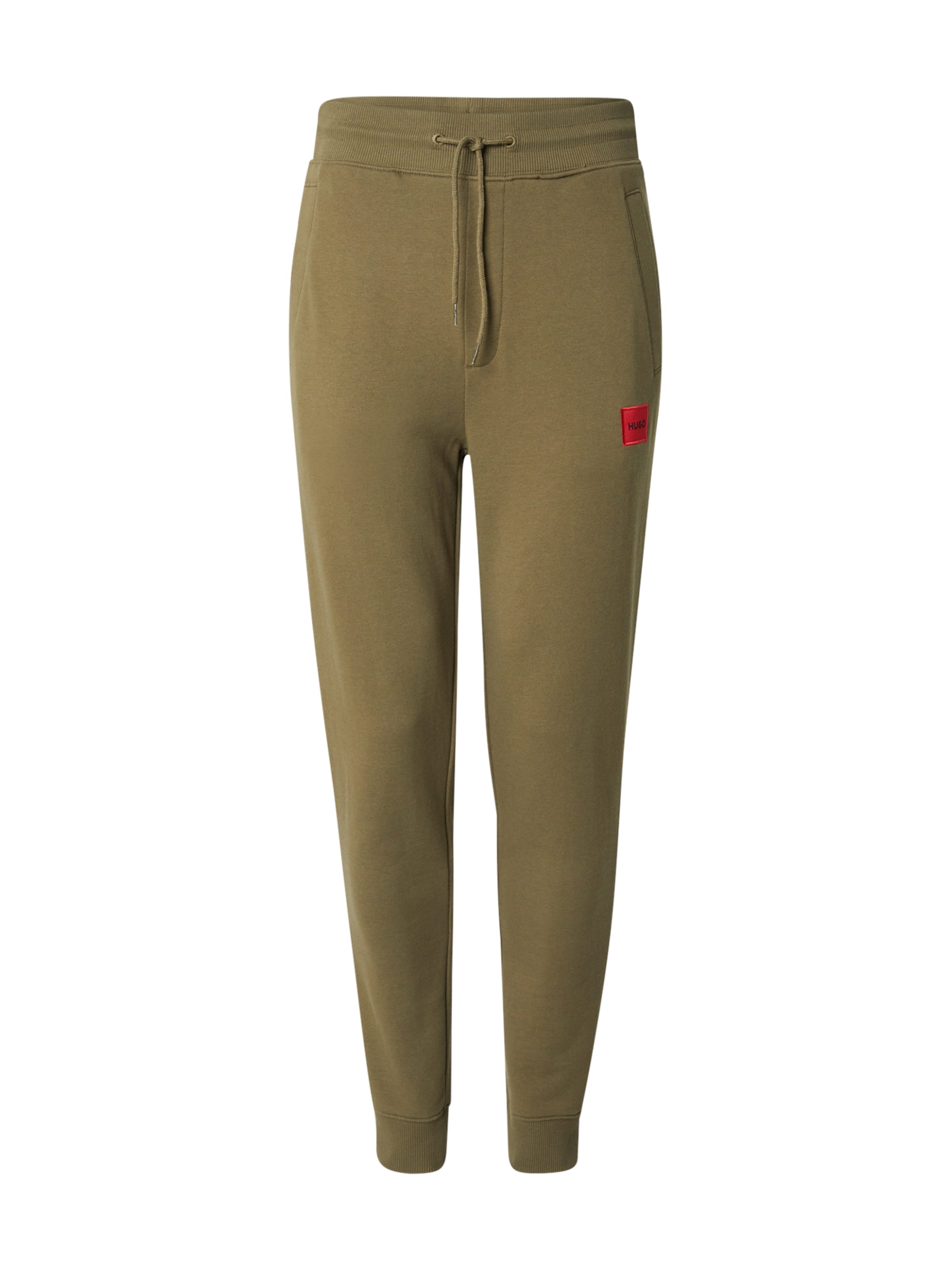 HUGO Конический (Tapered) Штаны 'Doak212' в Зеленый: спереди