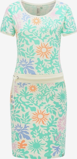 Ragwear Kleid 'Baomi Summer' in 34 in ecru / royalblau / mint / orange, Produktansicht