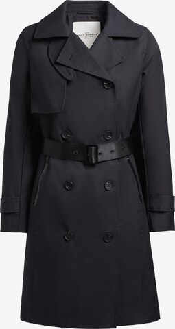 khujo Between-Seasons Coat 'Sarina2' in Black: front