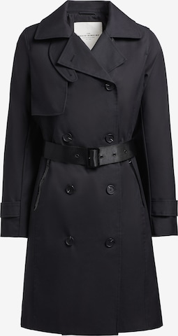 khujo Between-Seasons Coat 'Sarina2' in Black: front