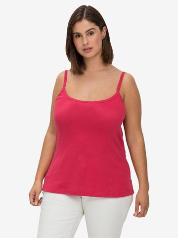 SHEEGO Top in Pink: front