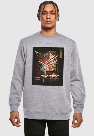 Merchcode Sweatshirt 'Apoh - Theorist 2' in Grey: front