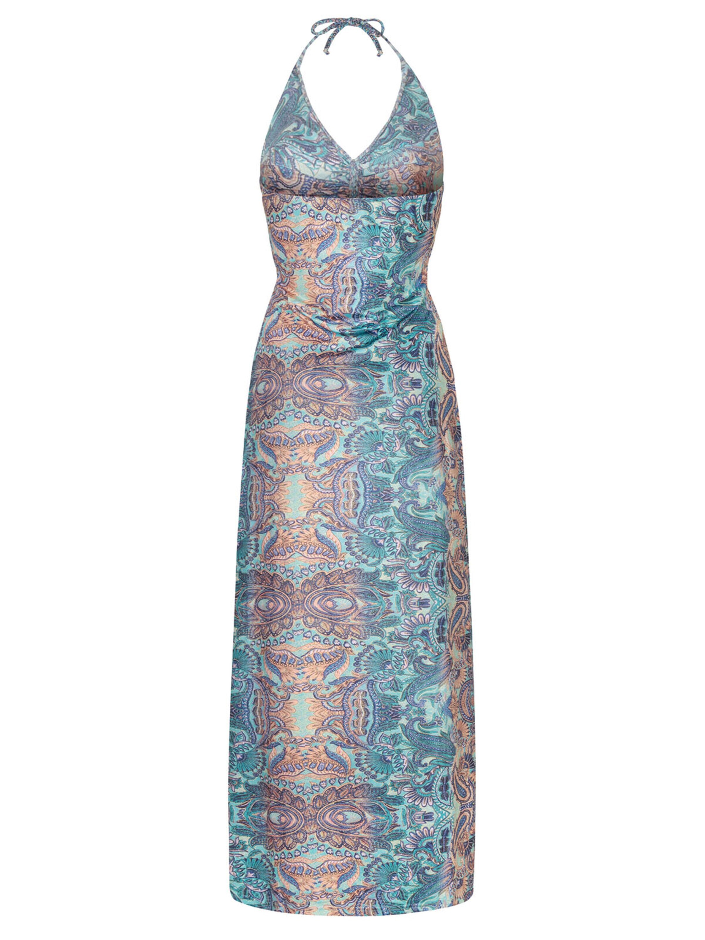 Chic by Lirette Dress 'Halter dress Quetzal' in Blue