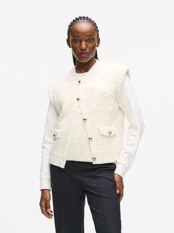 Karl Lagerfeld Strickjacke in Beige: Vorderseite