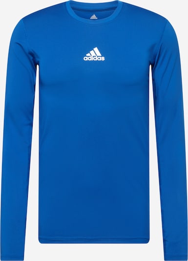 ADIDAS PERFORMANCE Λειτουργικό μπλουζάκι σε μπλε ρουά / λευκό, Άποψη προϊόντος