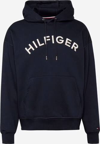 Sweat-shirt TOMMY HILFIGER en bleu : devant