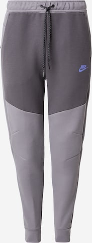 Nike Sportswear Pants 'TCH FLC' in Grey: front