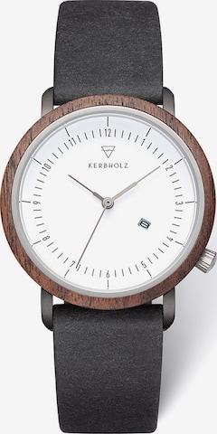 Kerbholz Analog Watch in Grey: front
