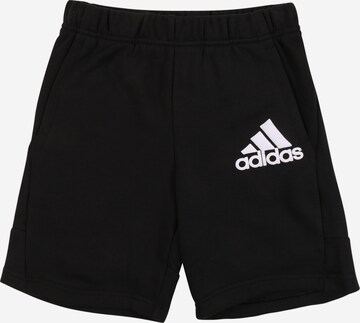 ADIDAS PERFORMANCE Regular Sportshorts in Schwarz: predná strana