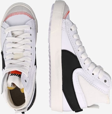 Baskets hautes 'BLAZER MID 77 JUMBO' Nike Sportswear en blanc