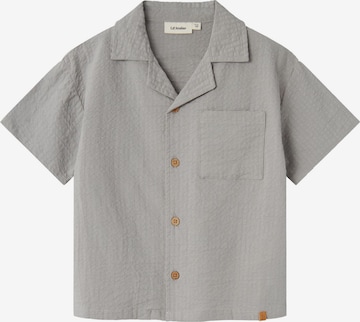 NAME IT Comfort fit Button Up Shirt in Grey: front