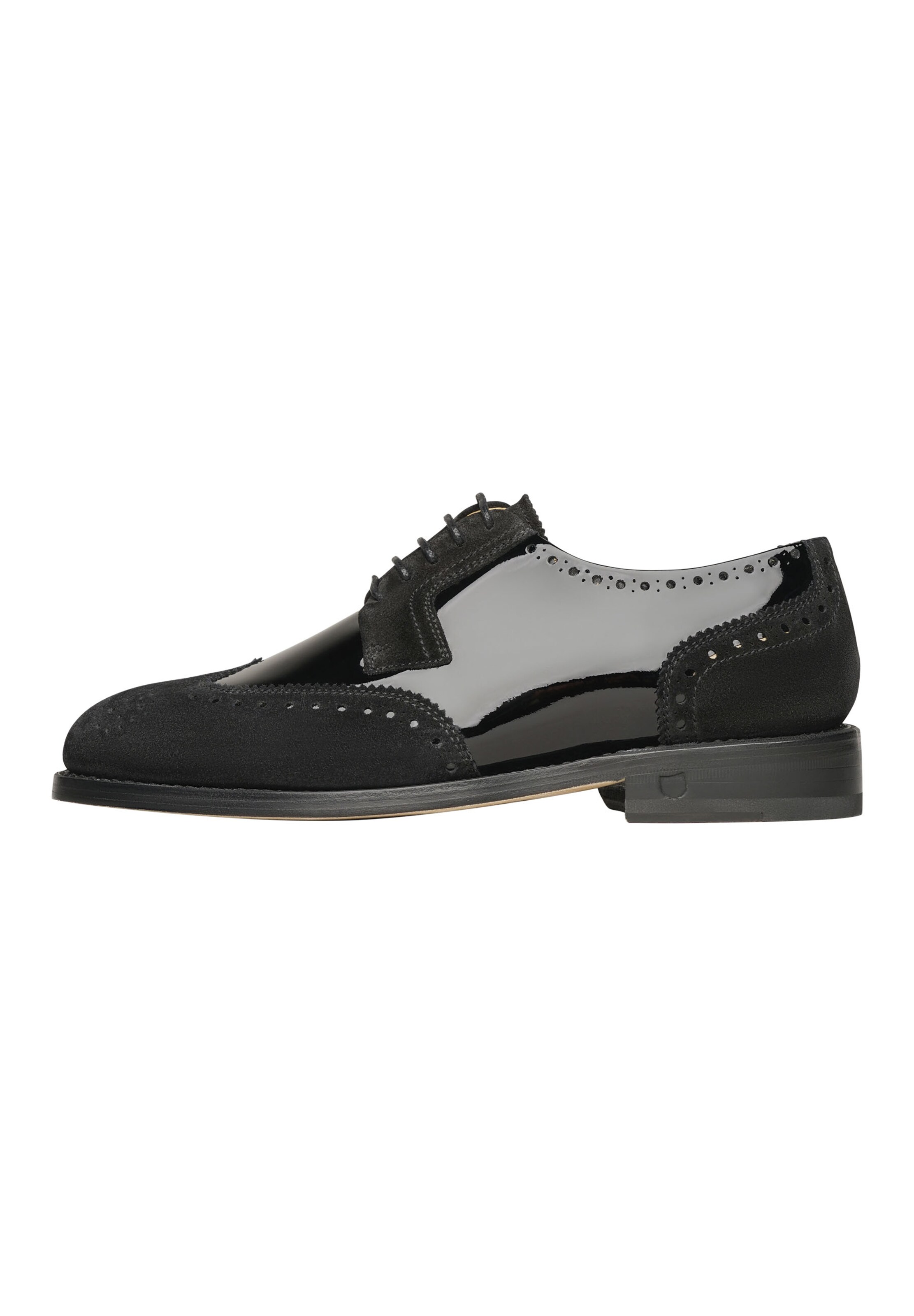 Frauen Halbschuhe Henry Stevens Schnürschuhe Rahmengenäht 'Ella FBB' in Schwarz - MG91229 Frauen Halbschuhe Henry Stevens Schnürschuhe Rahmengenäht 'Ella FBB' in Schwarz - MG91229