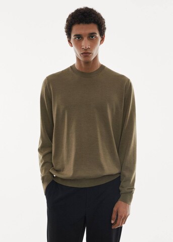 MANGO MAN Sweater 'Willy' in Green: front