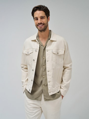Salsa Jeans Tussenjas in Beige: voorkant