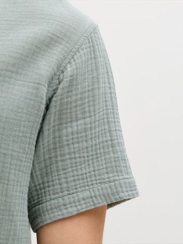 JJ Rebel Regular Fit Paita 'JREBJASON PATRICK' värissä harmaa