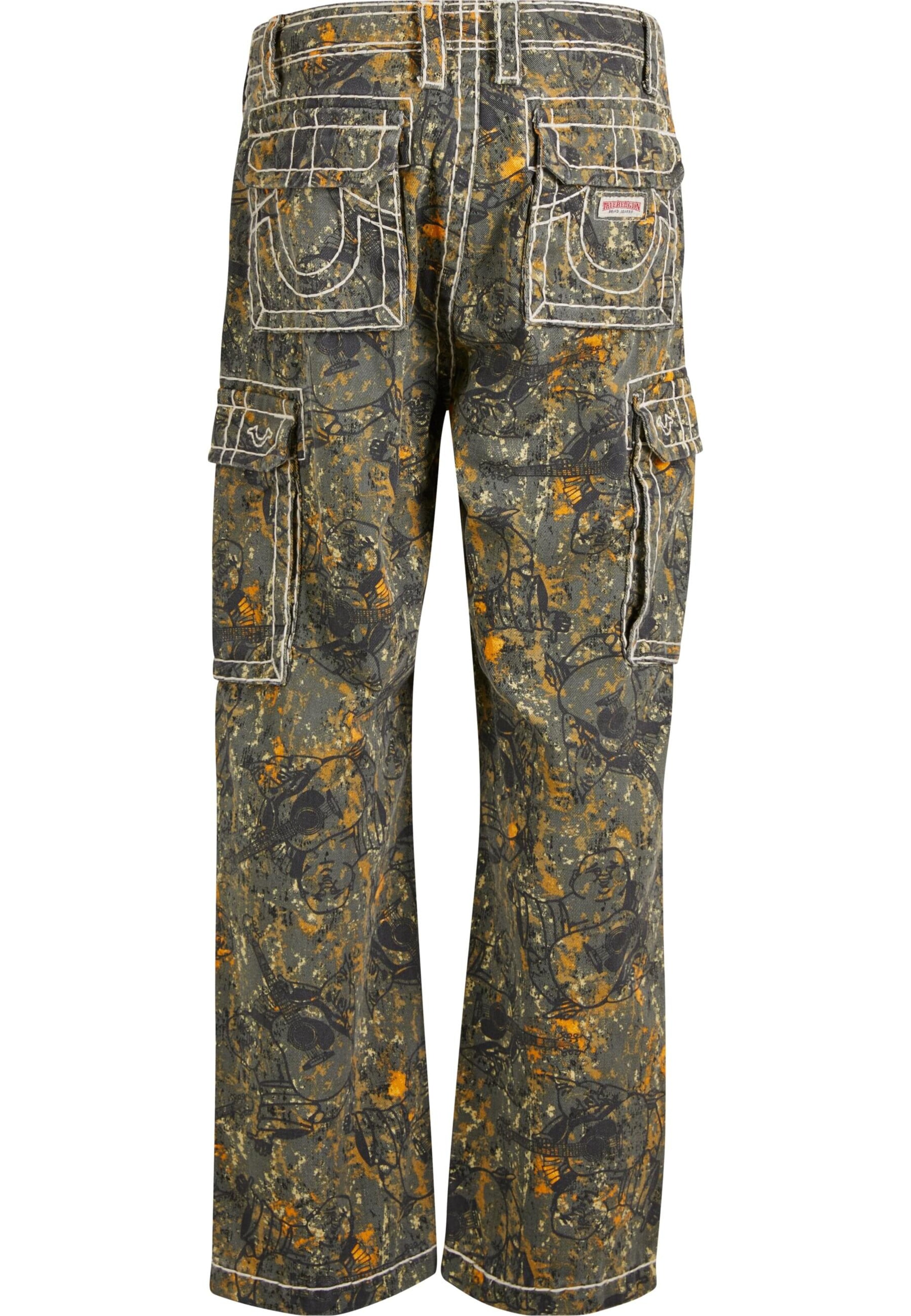 True Religion Loosefit Hose in Grün