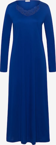 Hanro Nightgown ' Naila ' in Blue: front