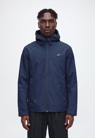 Veste outdoor 4F en bleu : devant