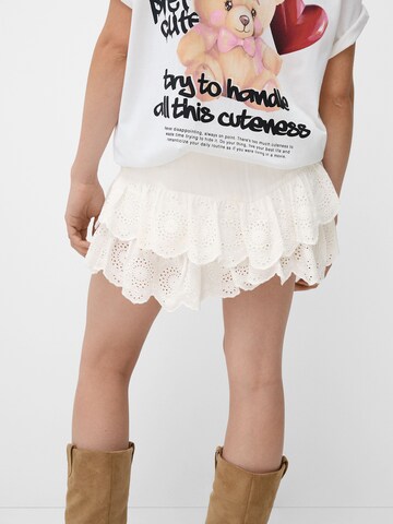 Jupe Bershka en beige
