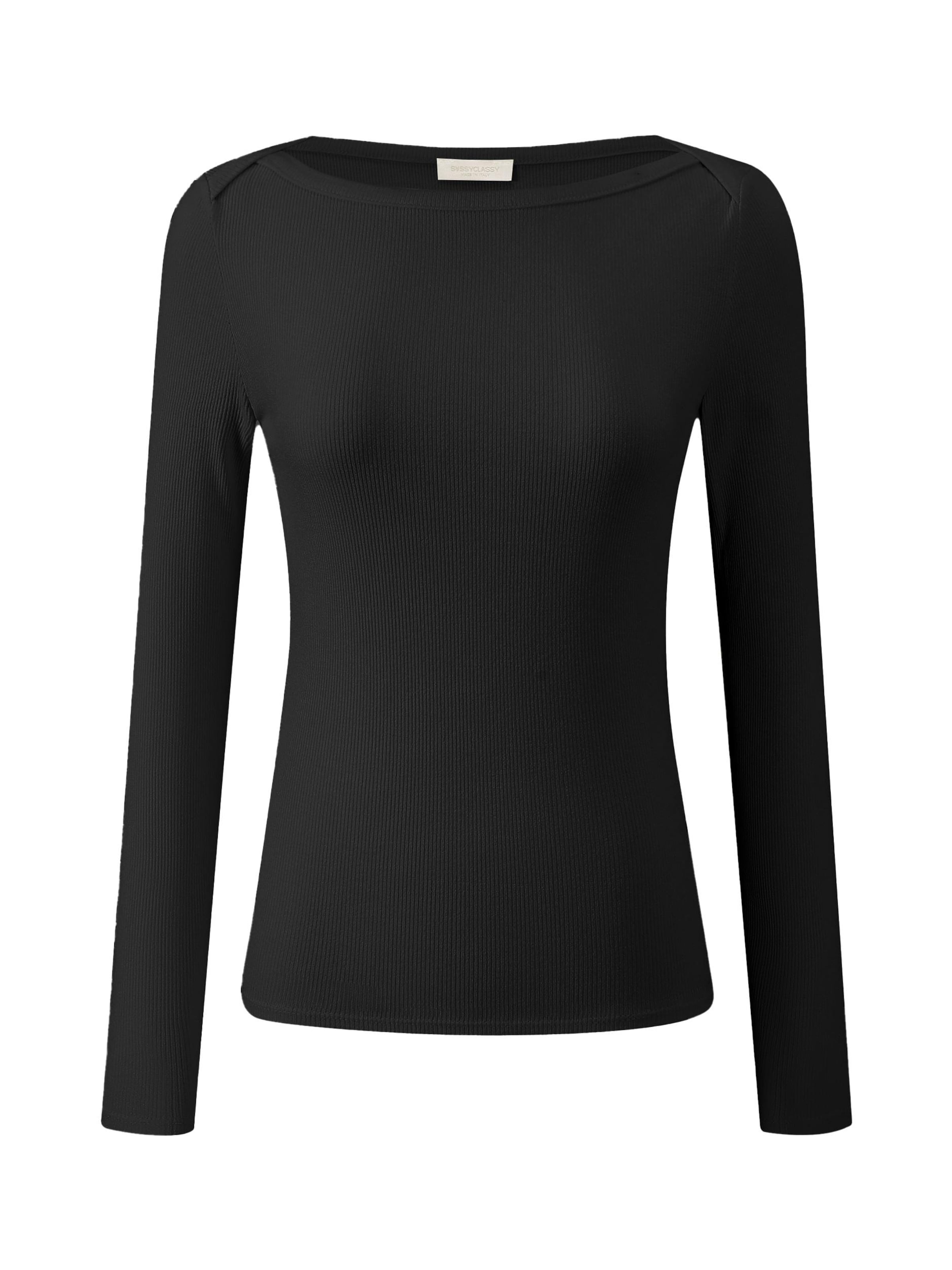 SASSYCLASSY Shirt‌‌‌‌ in Schwarz: Vorderseite