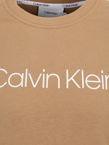 Regular Sweat-shirt Calvin Klein en marron