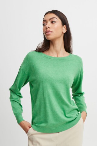 b.young Pullover 'Pimba' in Grün: Vorderseite