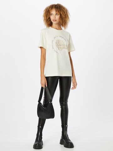 Storm & Marie - Camiseta 'Rosegarden' en blanco