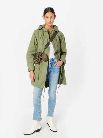 Parka mi-saison Superdry en vert