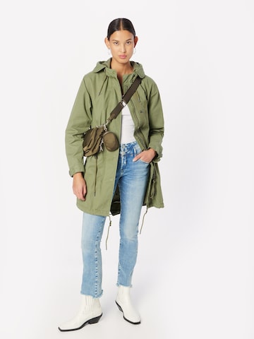 Superdry Parka przejściowa w kolorze zielony