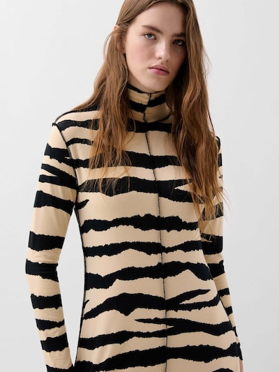 Scalpers Robe en beige / noir, Vue avec produit