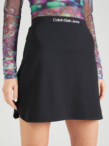 Calvin Klein Jeans Skirt in Black