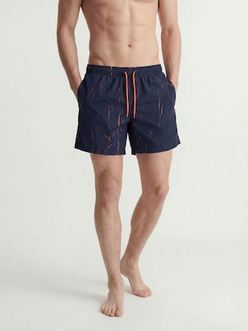 JACK & JONES Kratke kopalne hlače 'JPSTKAUAI' | modra barva: sprednja stran